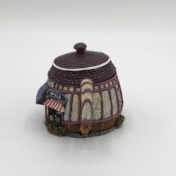 Hometown Teapot Cottages Collection Mini Figurine Hardware Store 3" Tall - Picture 3 of 7